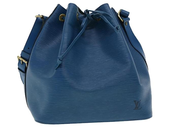 Noe Louis Vuitton Petit Noé Azul Couro  ref.608295