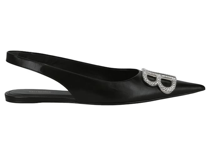 Balenciaga hot sale slingback flat