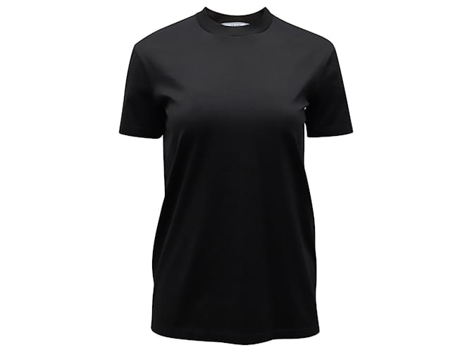 T-shirt Prada en Coton Noir  ref.608317
