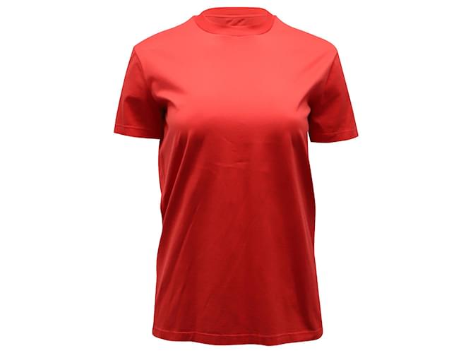 Prada T-Shirt aus roter Baumwolle  ref.608408