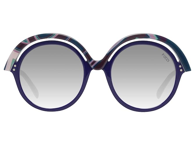 Emilio Pucci Menta donne blu occhiali da sole EP0065 5392B 53-21-150 MM Acetato  ref.608673