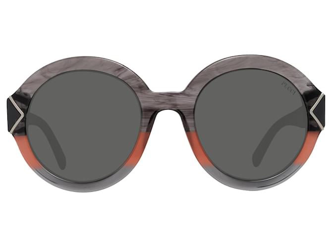 Emilio Pucci Menta Donne Grigio Occhiali da sole EP0069 5320alla 53-22-146 MM Acetato  ref.608698