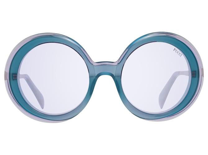 Emilio Pucci Menta Donne Turchese Occhiali da sole EP0110 5780Y 57-23-160 MM Metallo  ref.608706