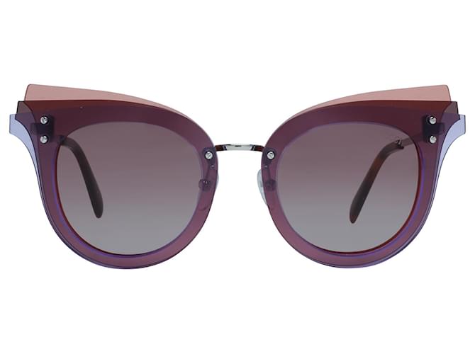 Emilio Pucci Menta donne viola occhiali da sole EP0104 6680T 66-15-148 MM Porpora Metallo  ref.608742