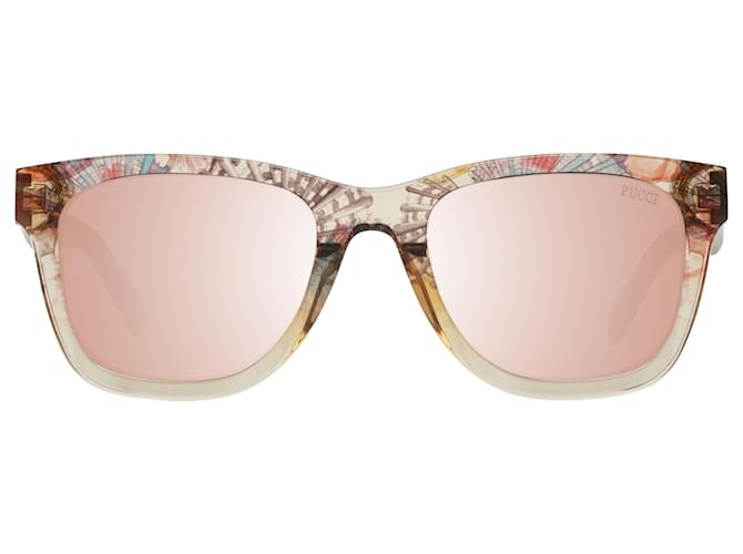 Emilio Pucci Menta Donna Marrone Occhiali da sole EP0054 5144Z 51-20-141 MM Acetato  ref.608773