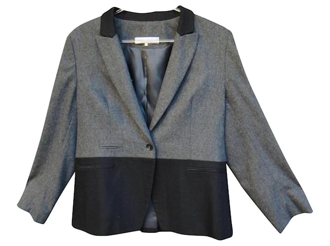 Gerard Darel Gérard Darel wool jacket Black Grey  ref.608779