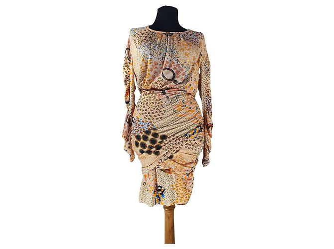 Autre Marque Stine Goya Kleid Mehrfarbig Modal Elastan Größe S Mehrfarben