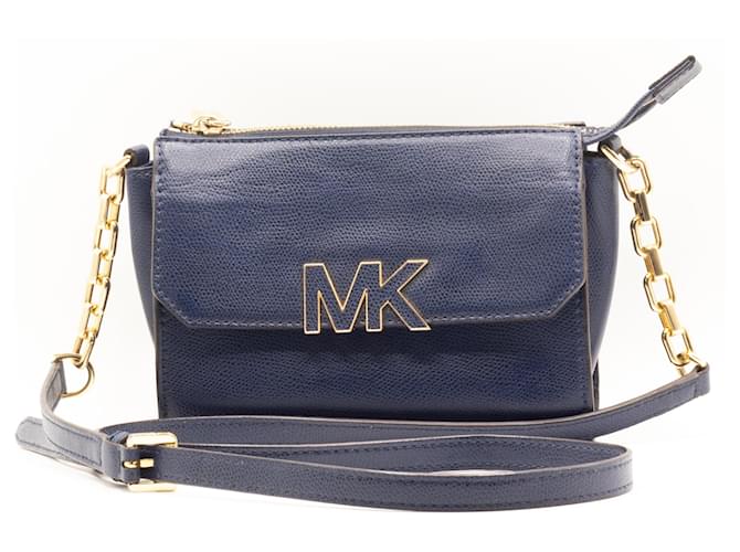 Michael Kors Florence Blue Leather handbag 35H5GREC1T ref.608792