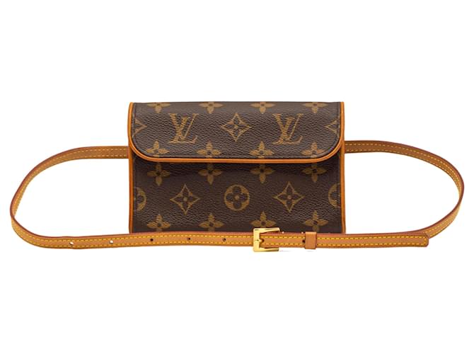 Louis Vuitton Monogram Pochette Florentine M41855 Brown Cloth ref