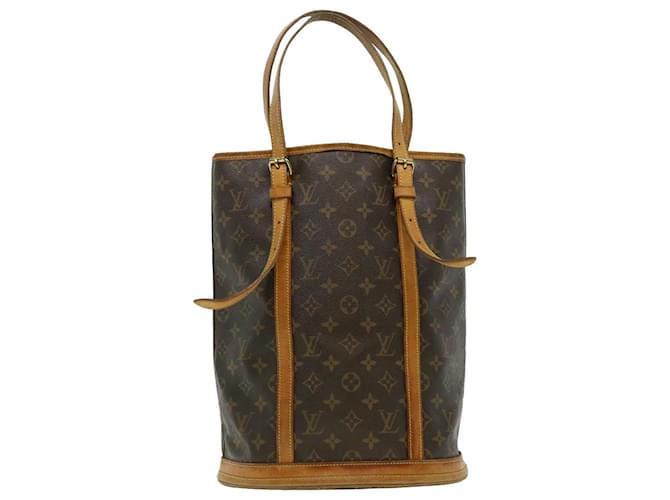 Louis Vuitton Bucket Brown Cloth  ref.609208