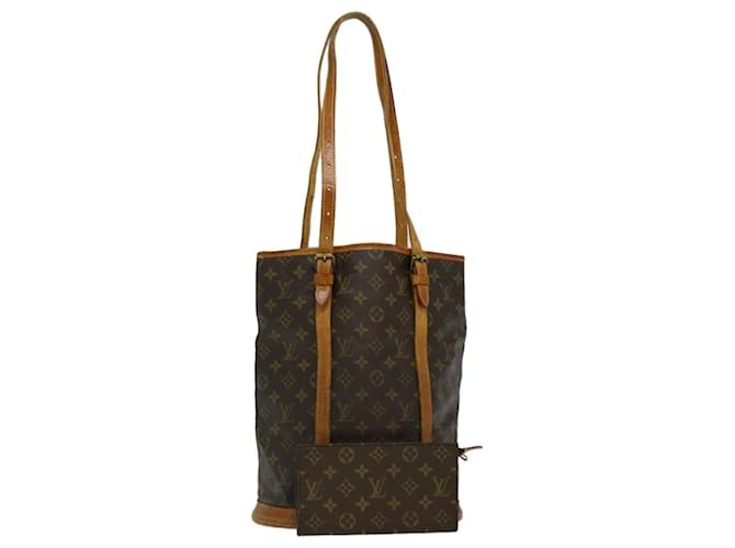 Louis Vuitton Bucket Brown Cloth  ref.609254
