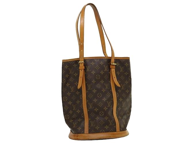 LOUIS VUITTON Monogram Bucket GM Bolsa de Ombro M42236 LV Auth pt3563 Lona  ref.609418