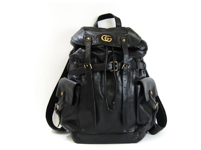 Gucci GG Marmont Black Leather  ref.609553