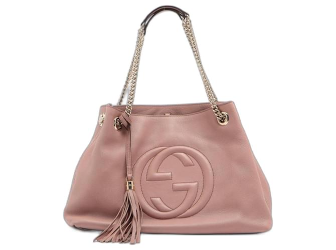 Gucci Soho Pink Lederkette Tasche  ref.609587