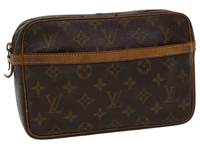 Louis Vuitton Monogram Compiegne 23 Clutch Bag M51847 LV Auth pt3558 Cloth  ref.609726