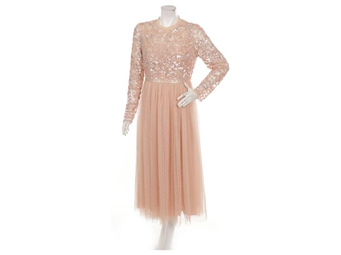Needle & Thread Dresses Pink Polyester  ref.610432