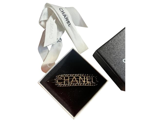 Chanel Hair accessories Gold hardware Steel ref.610799 Joli Closet