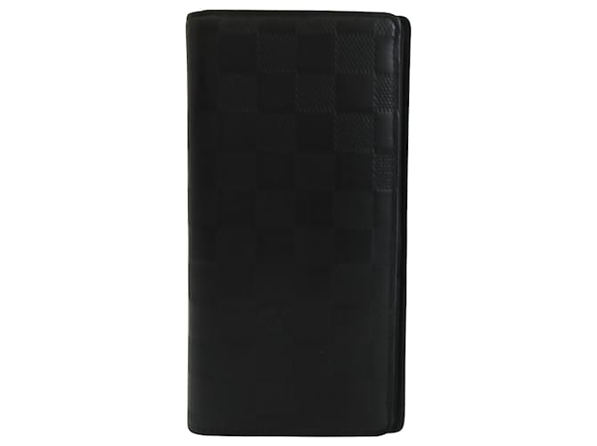 Louis Vuitton Brazza Black Leather  ref.610819