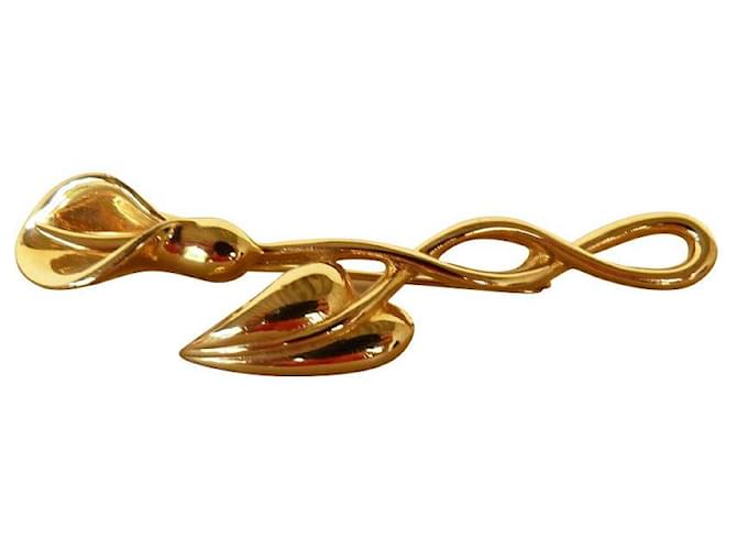Nina Ricci Pins & brooches Gold hardware Metal  ref.610860