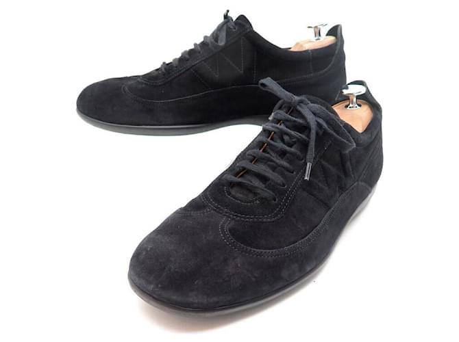 SAPATOS JM WESTON 571 CESTA 7D 41 TÊNIS DE CAMURÇA PRETA Preto Suécia  ref.611208