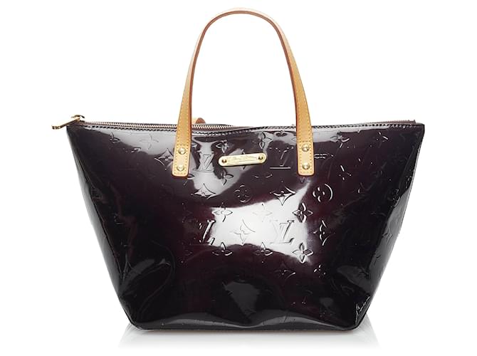 Louis Vuitton Black Vernis Bellevue PM Leather  ref.611276