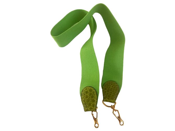 Bandoulière Hermès Vert Cuir Exotique