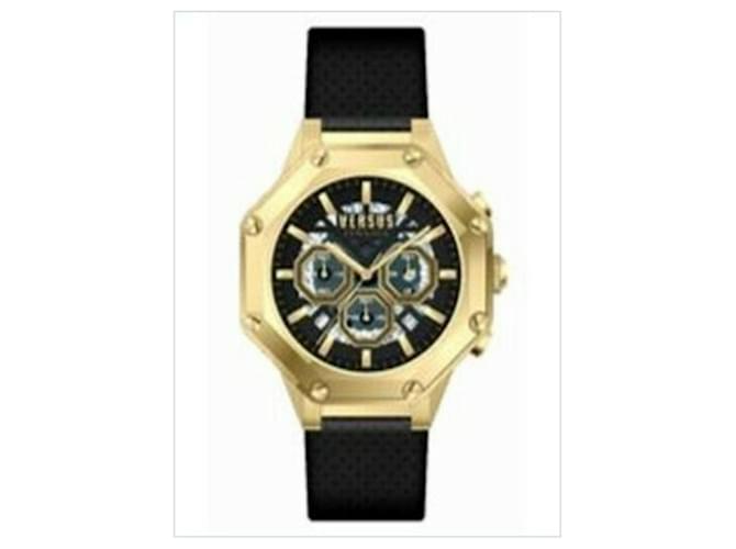 Versus Versace Palestro Strap Watch Golden Metallic  ref.611661