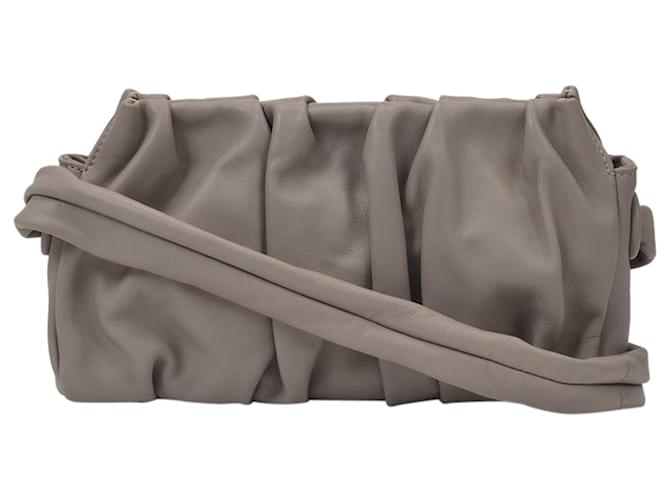 Autre Marque Vague Bag in Taupe Leather Grey  ref.611842