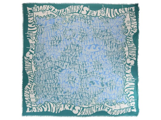 Foulard Lanvin Summer Wave Logo
