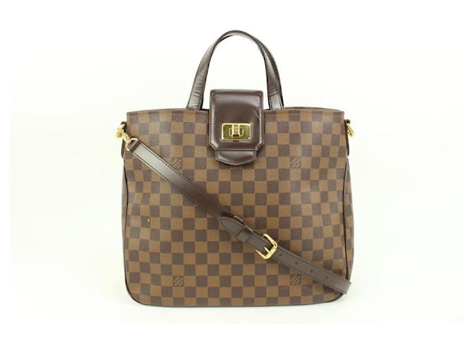 Louis Vuitton Damier Ebene Rosebery 2way Crossbody Tote Bag Leather  ref.611912