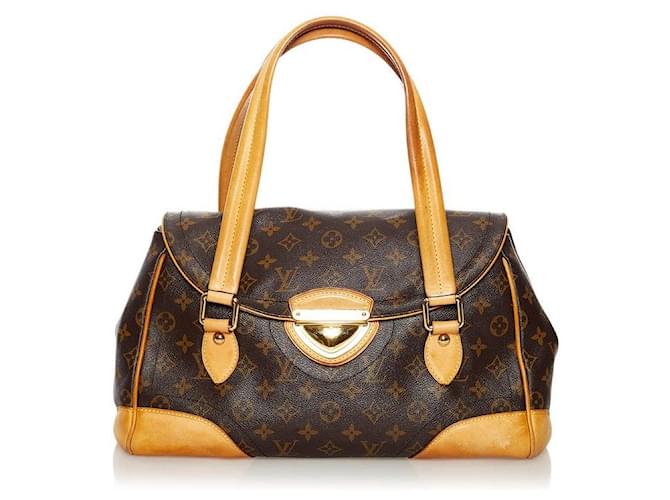 Louis Vuitton Monogram Beverly GM Brown Cloth  ref.612075