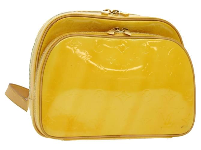 Louis Vuitton Murray Marshmallow Yellow Patent leather  ref.612575