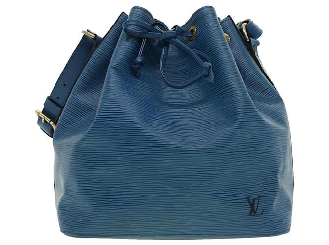 Noe Louis Vuitton Petit Noé Azul Couro  ref.612614