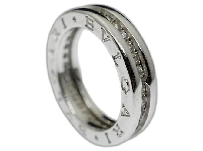 Bulgari B Zero 1 Banda Diamante em 18K ouro branco Prata