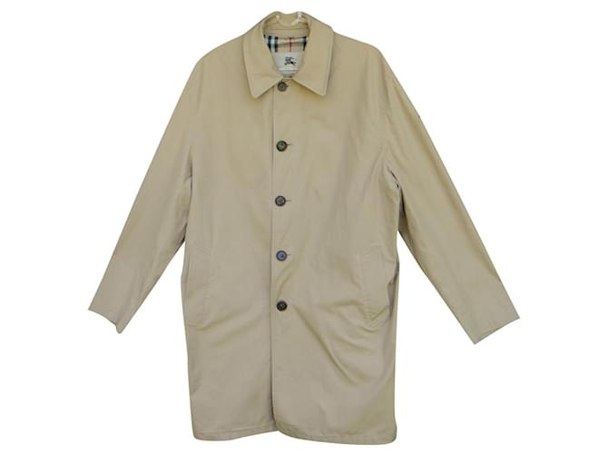 imperméable Burberry taille 52 Coton Polyester Beige  ref.611514