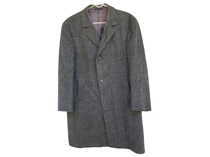 Autre Marque Mavest vintage coat size S Dark grey Wool  ref.612667
