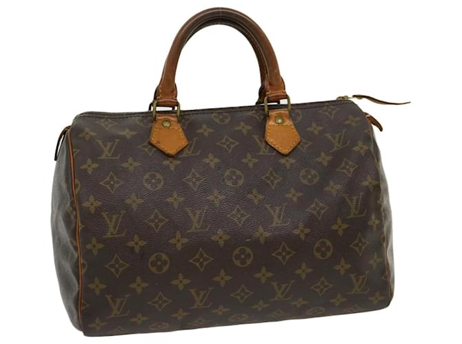 Louis Vuitton Monogram Speedy 30 Hand Bag M41526 LV Auth jk2146 Cloth  ref.612755