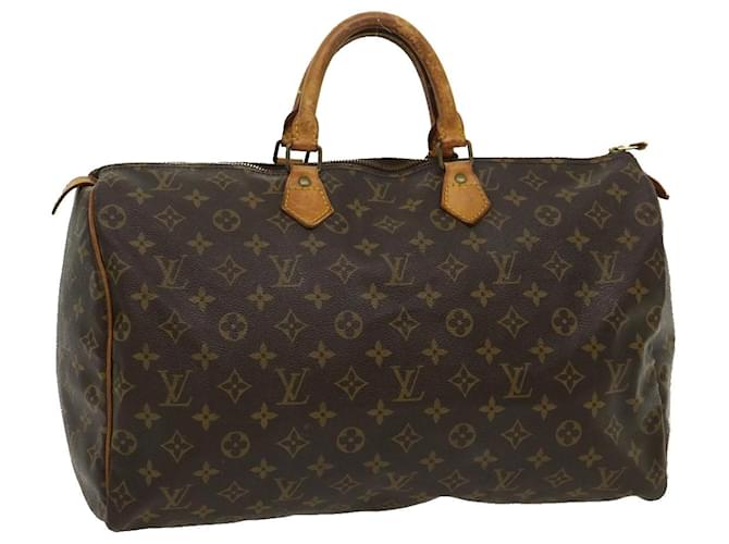 Louis Vuitton Monogram Speedy 40 Hand Bag M41522 LV Auth jk2139 Cloth  ref.612756