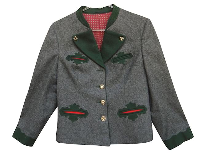 Autre Marque jacket Pischl p 38 Grey Wool  ref.612848