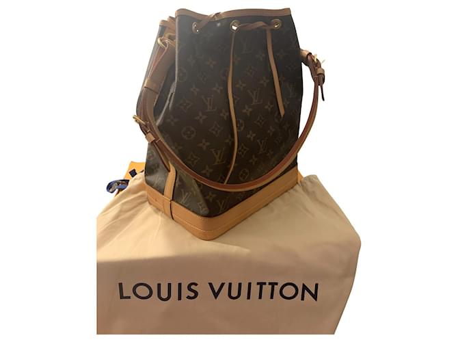 Louis Vuitton NOÉ Marrom Couro  ref.612865