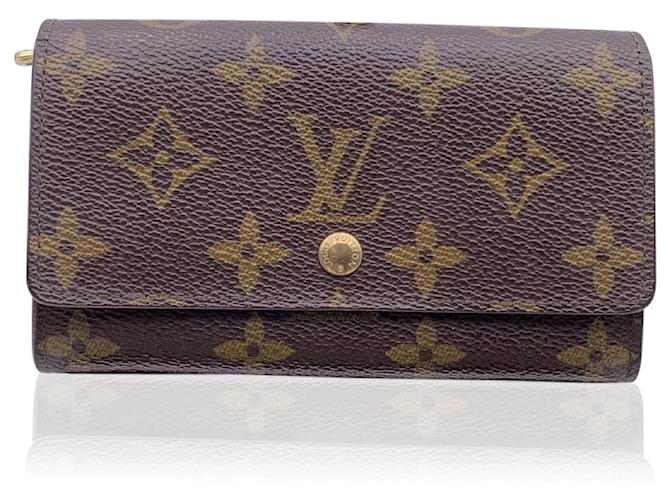 Louis Vuitton MONOGRAM Leather Small Wallet Coin Cases