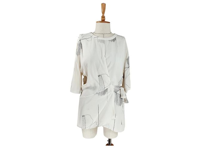 Filippa K White Viscose Top