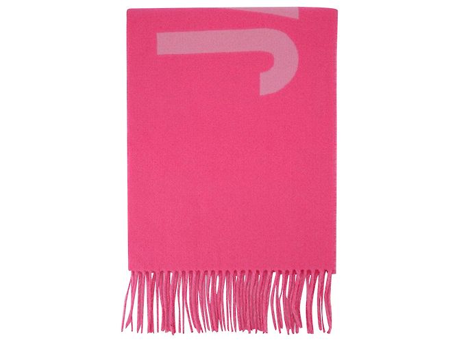 Echarpe Jacquemus en Laine Rose