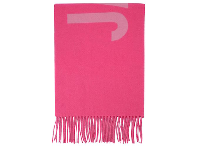 Jacquemus Scarf in Pink Wool  ref.613111
