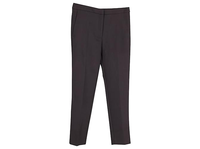 Sandro Paris Classic Tailored Pants in Black Polyester  ref.613120