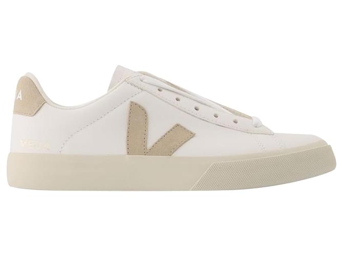 Veja Campo Sneakers aus weißem Leder Mehrfarben  ref.613210