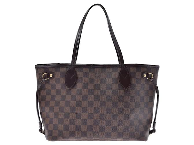 Louis Vuitton Neverfull PM Brown Cloth  ref.613284