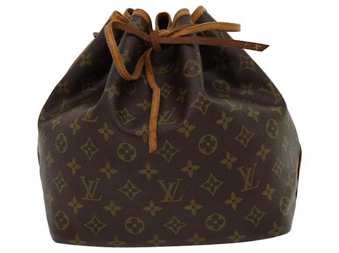 Noe Louis Vuitton Petit Noé Marrone Tela  ref.613459