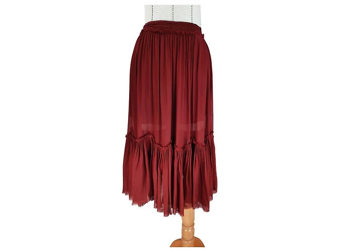 Autre Marque Falda Arijana Rabens Saloner Burdeos Viscosa