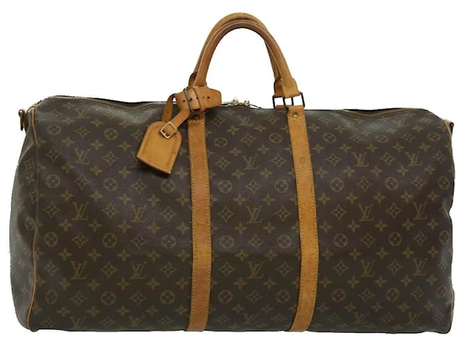 Louis Vuitton Keepall 60 Brown Cloth  ref.613501